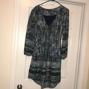 Abstract Print Dress